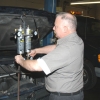 A Motor Works Technician performs an
injector and intake cleaning (decarbonization)
on a Chevy Trail Blazer